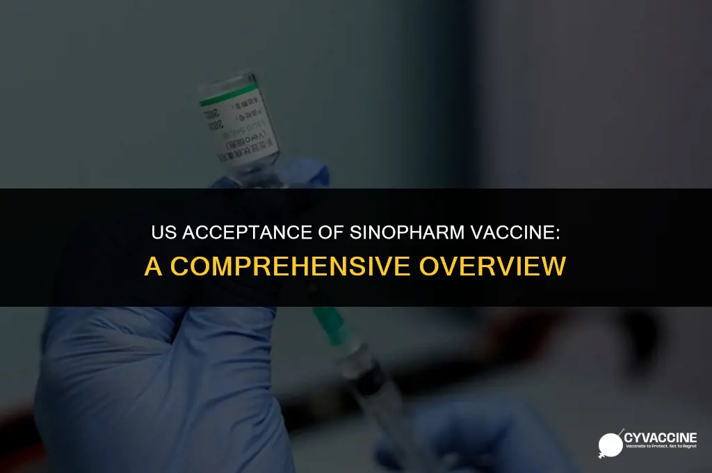 is sinopharm vaccine accepted in us