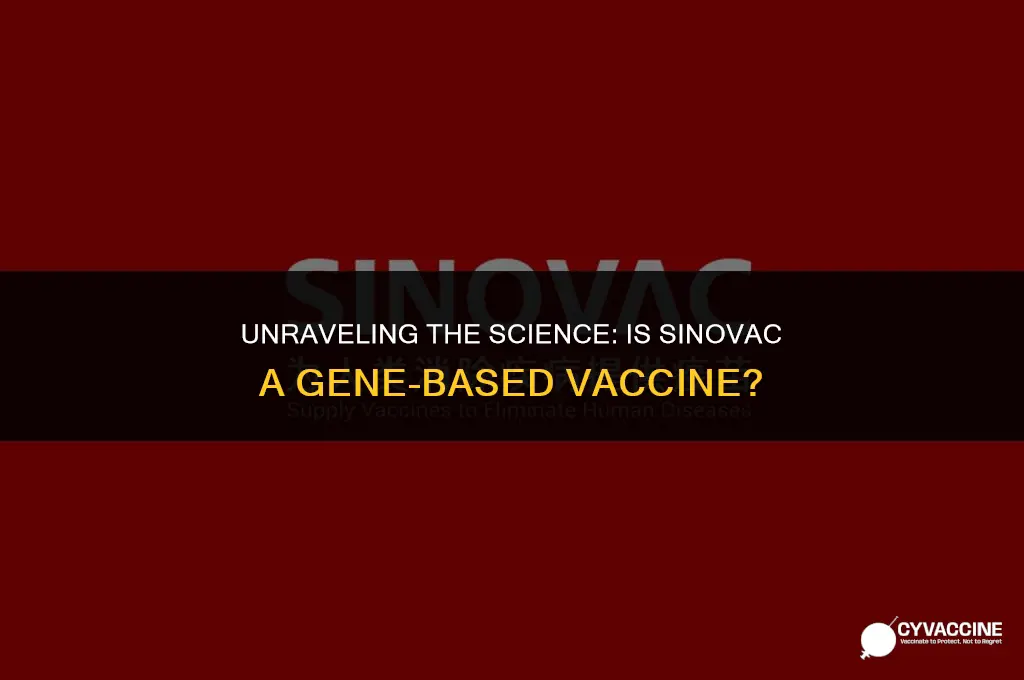 is sinovac a gene based vaccine