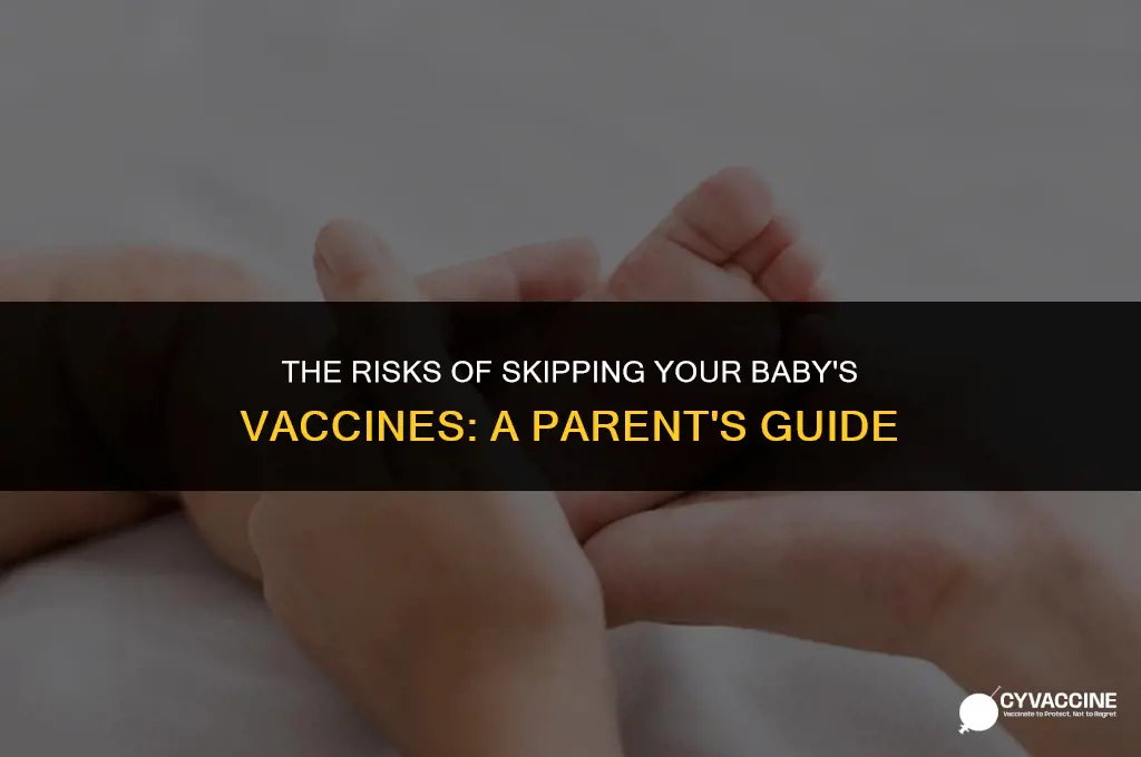 is skipping your babies vaccine dangerous