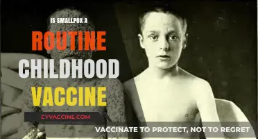 Smallpox Vaccination: A Crucial Part of Childhood Immunization