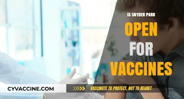 Snyder Park Vaccine Clinic: Open for Community Immunization