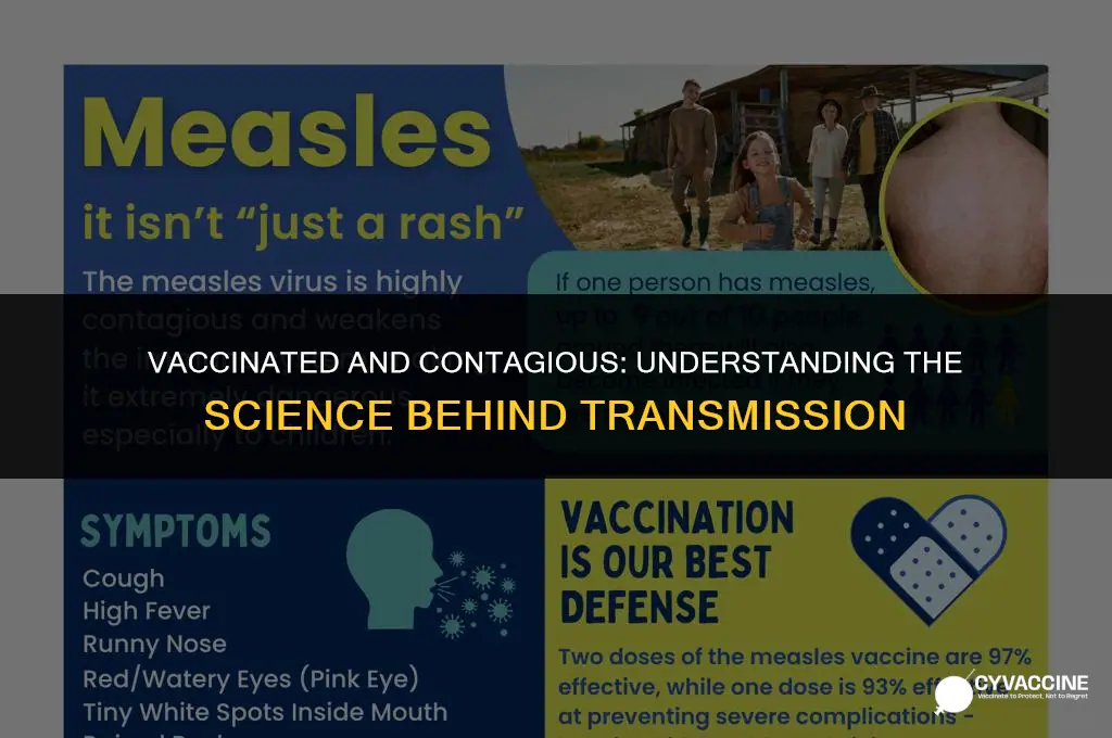 is someone who is vaccinated contagious
