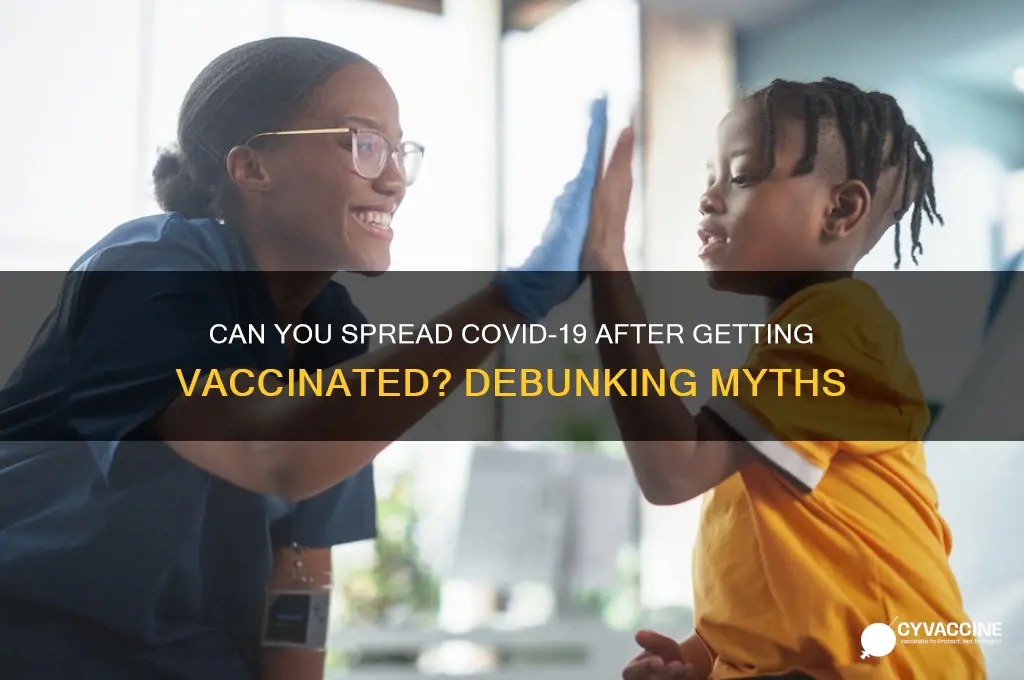is someone who just got the vaccine contagious