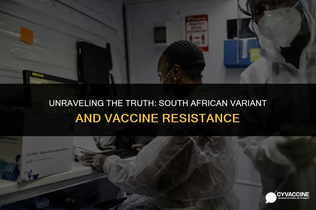 is south african variant vaccine resistant