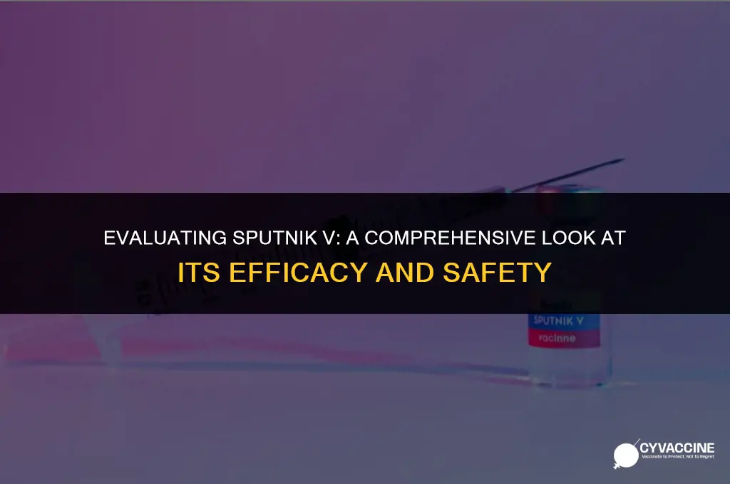 is sputnik v a good vaccine