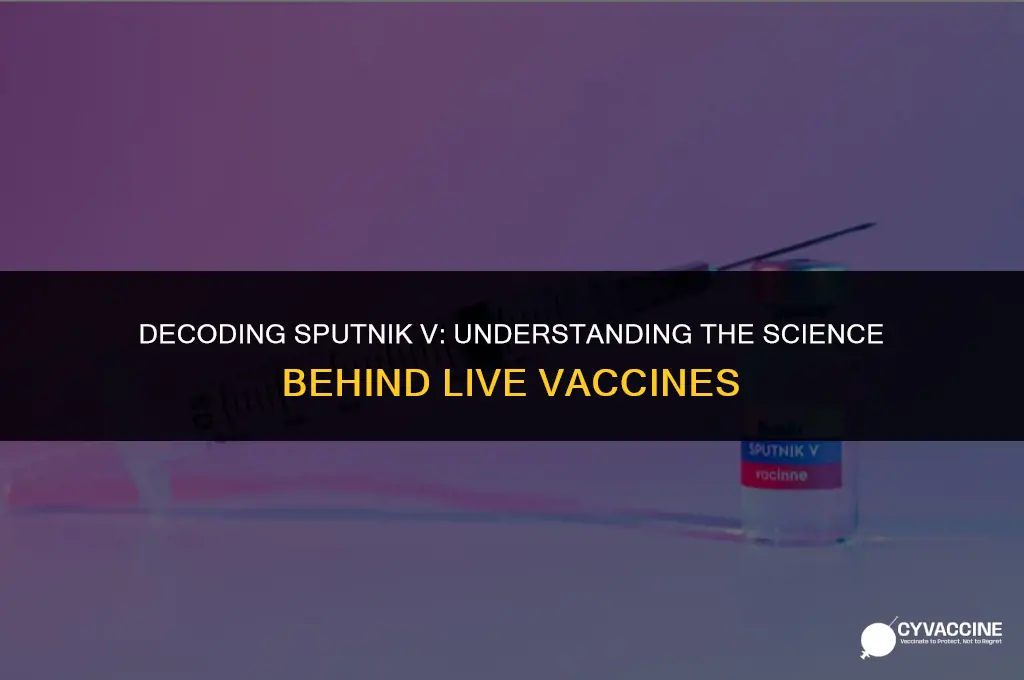 is sputnik v a live vaccine