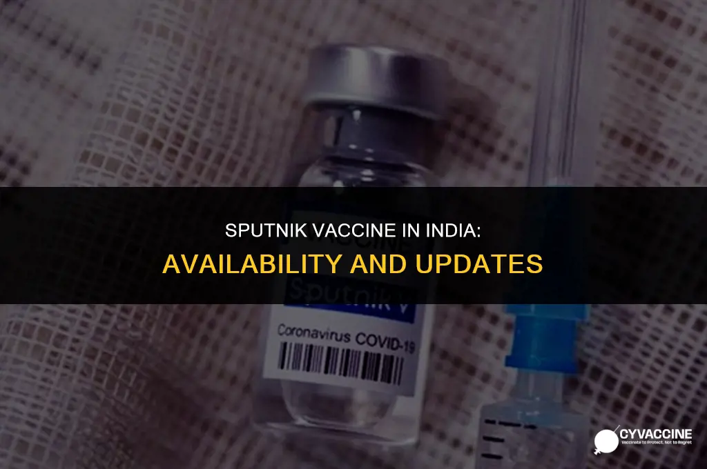 is sputnik vaccine available in india