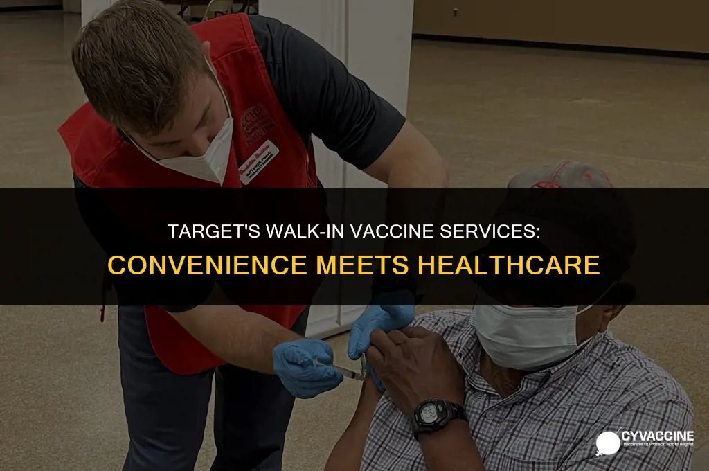 is target doing walk in vaccines