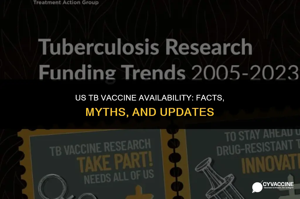 is tb vaccine available in us