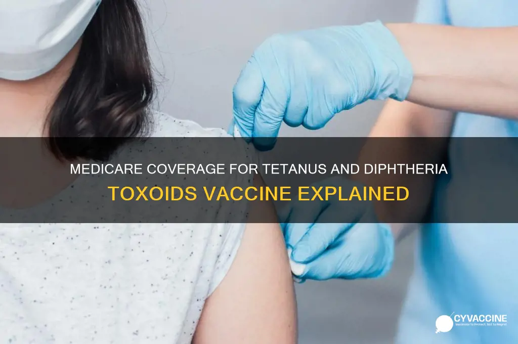 is tetanus and diphtheria toxoids vaccine covered by medicare