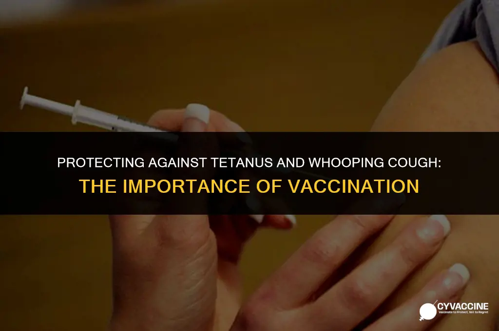 is tetanus and whooping cough vaccine