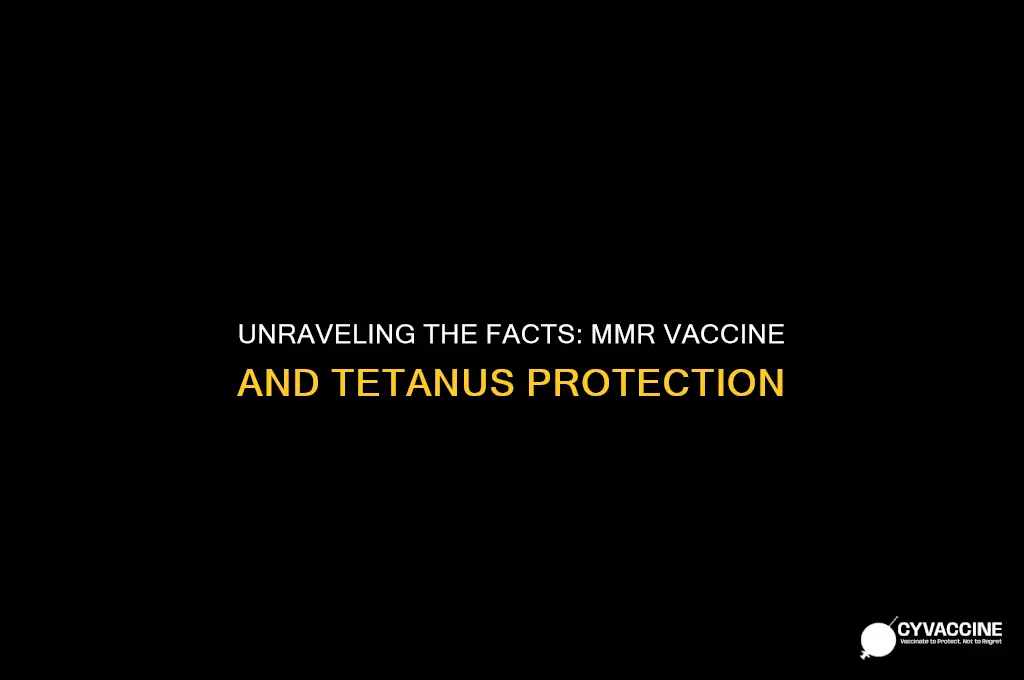 is tetanus included in mmr vaccine