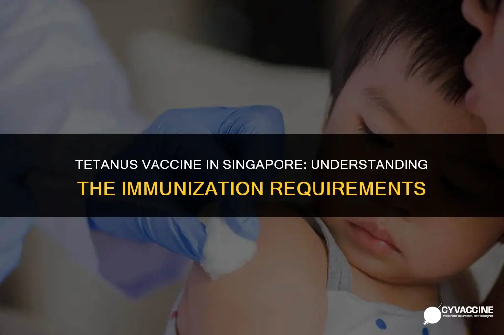 is tetanus vaccine compulsory in singapore