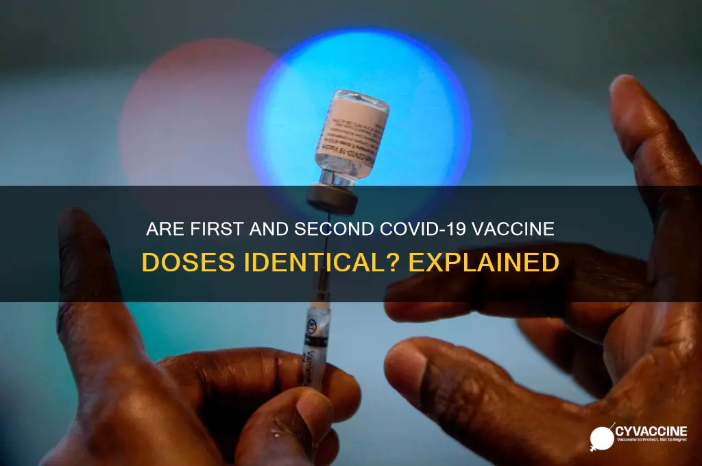 is the 1st and 2nd vaccine the same