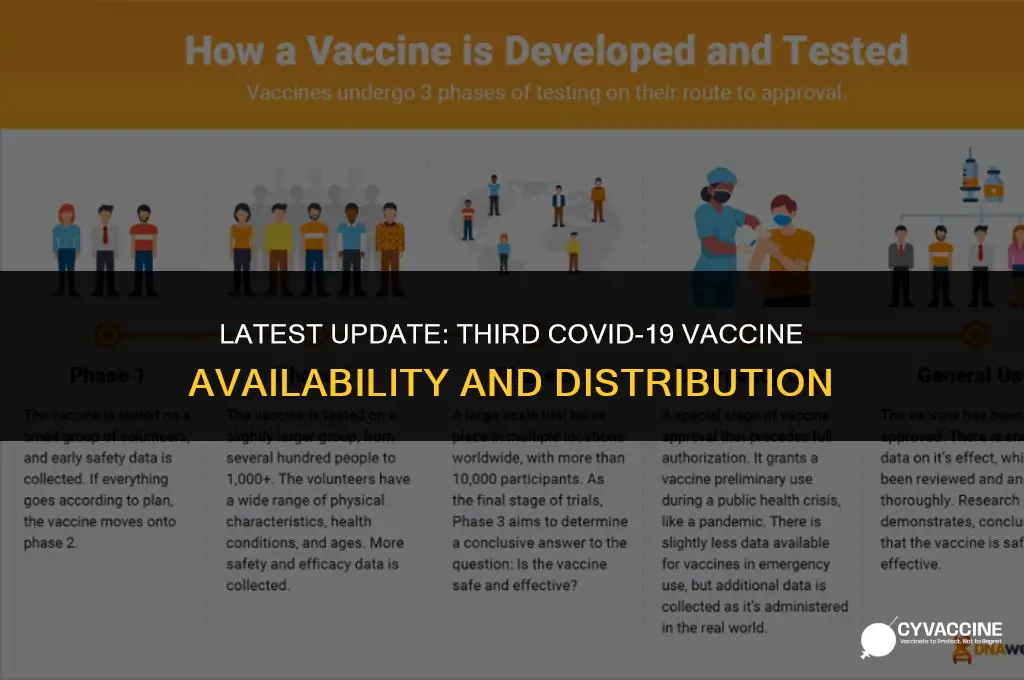 is the 3rd vaccine available yet