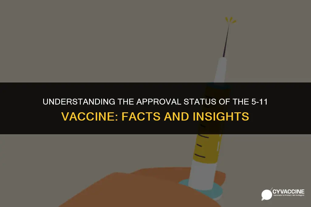 is the 5-11 vaccine approved