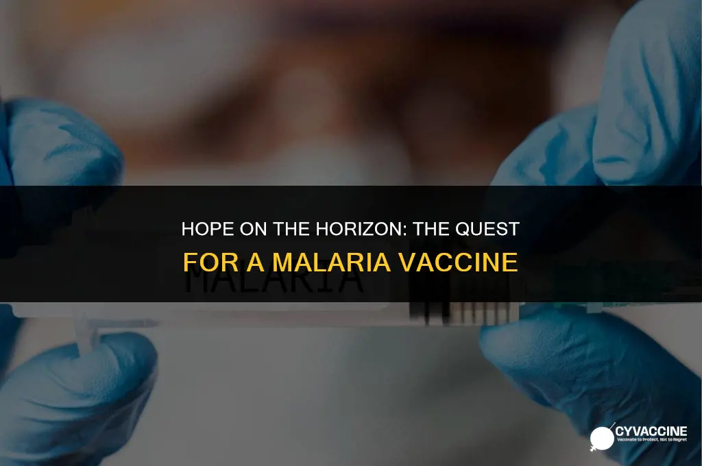 is the a vaccine for malaria