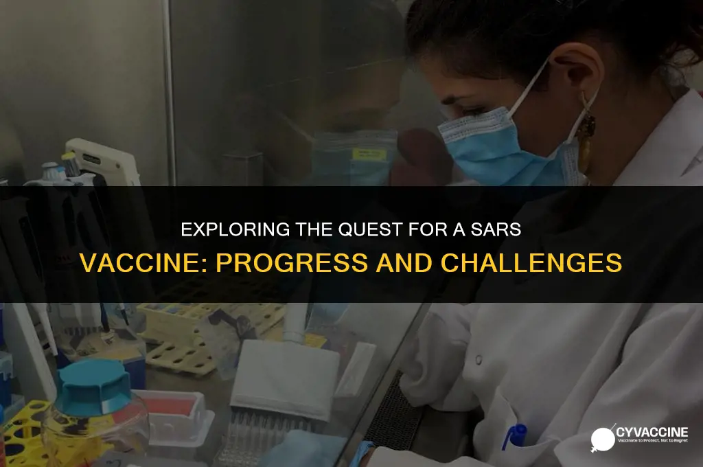 is the a vaccine for sars