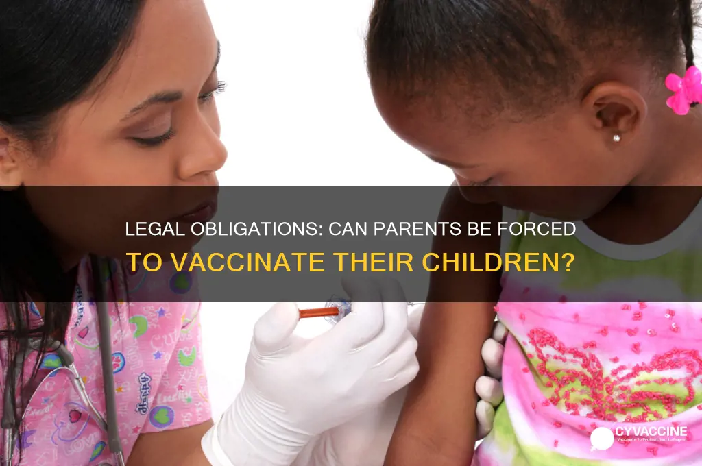 is the any law for making parents vaccinate their child