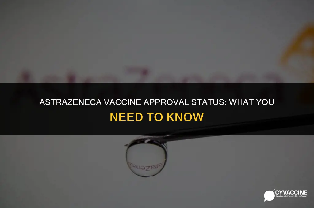 is the astra zeneca vaccine approved