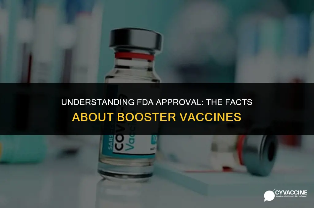 is the booster vaccine fda approved