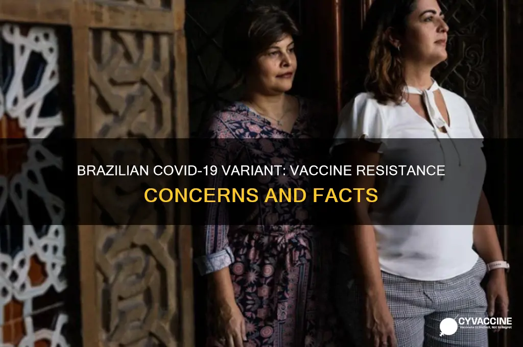 is the brazilian variant resistant to the vaccine