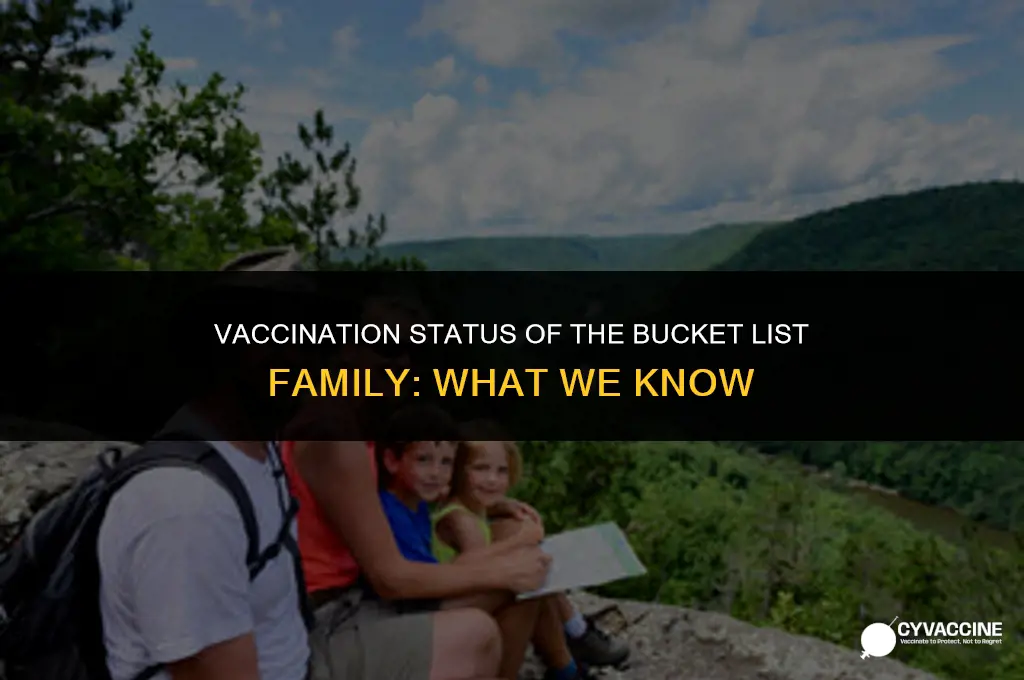 is the bucket list family vaccinated