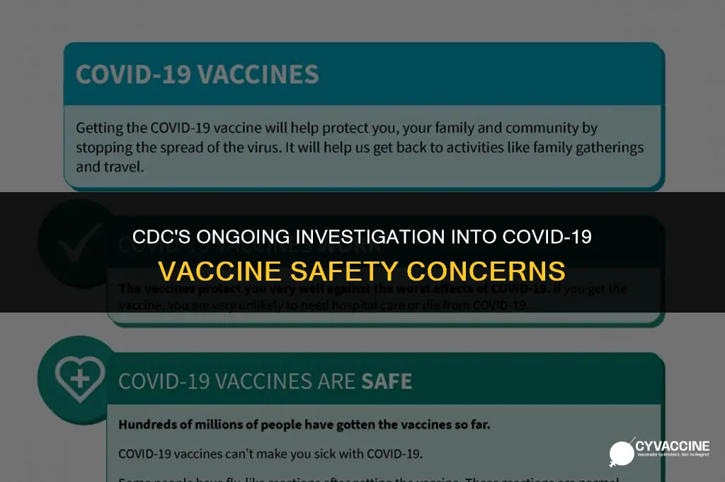 is the cdc investigating the vaccine