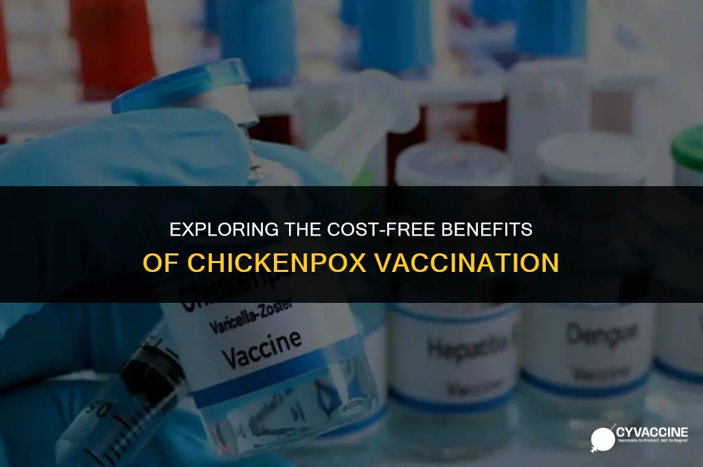 is the chicken pox vaccine free