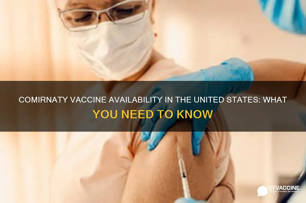 is the comirnaty vaccine available in the united states