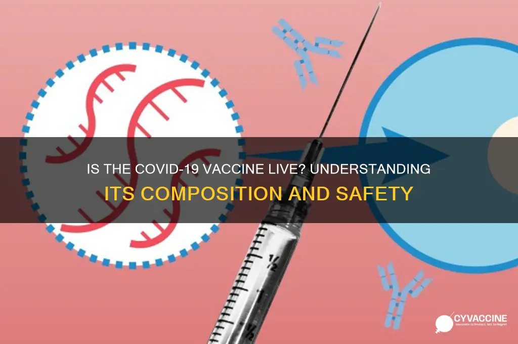 is the corona virus vaccine a live vaccine