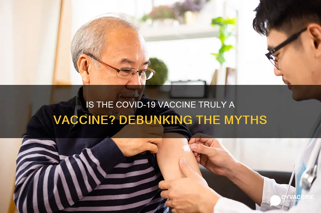 is the corona virus vaccine really a vaccine