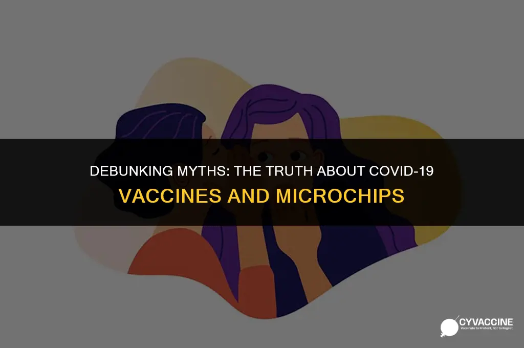 is the coronavirus vaccine a microchip