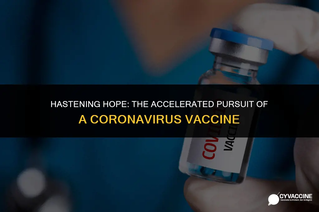 is the coronavirus vaccine being rushed
