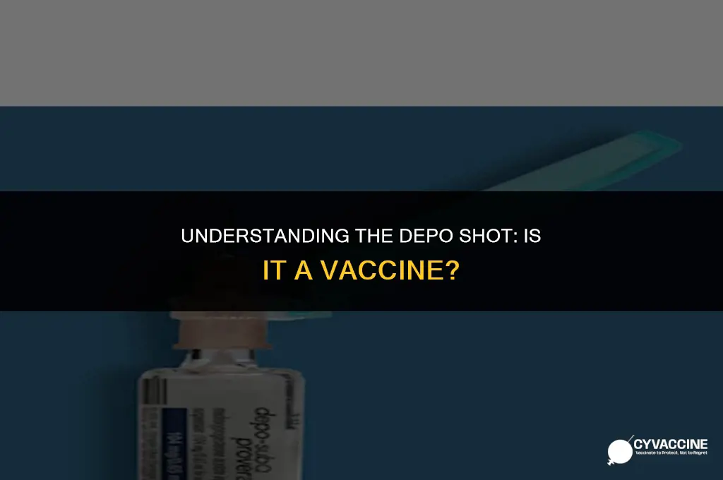 is the depo shot a vaccine