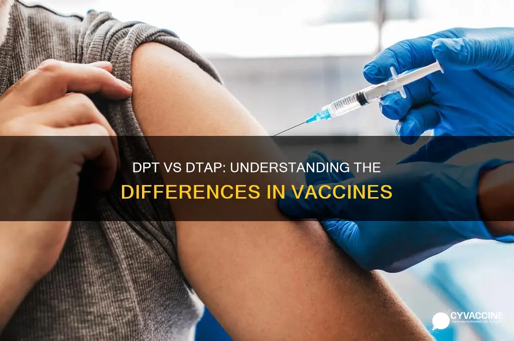 is the dpt vaccine the same as dtap