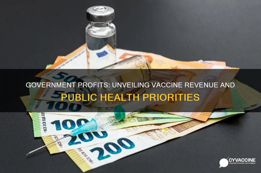 is the government making money from the vaccine