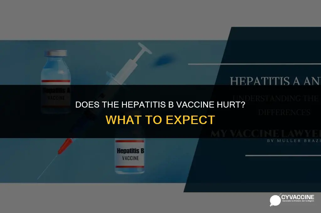 is the hep b vaccine painful