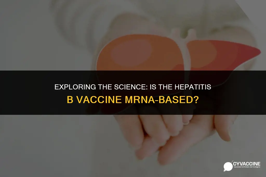 is the hepatitis b vaccine mrna