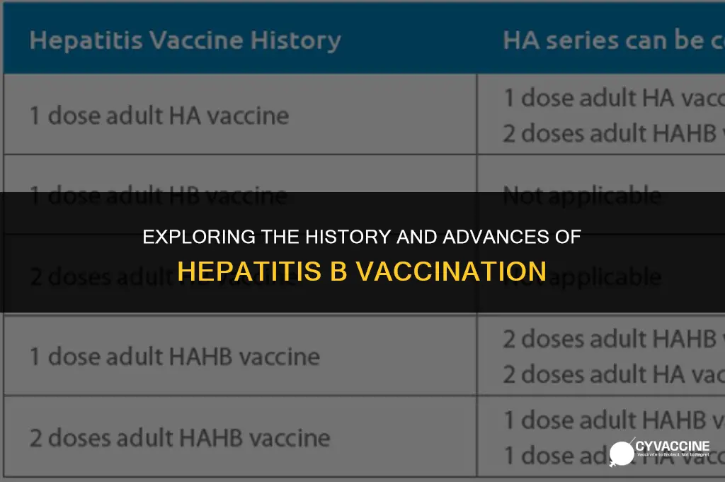 is the hepatitis b vaccine new