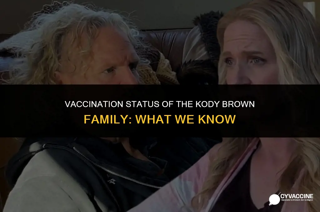 is the kody brown family vaccinated