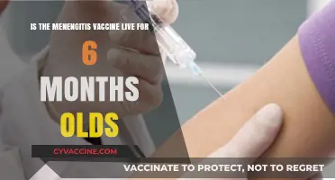 Meningitis Vaccine for 6-Month-Olds: Live or Not?