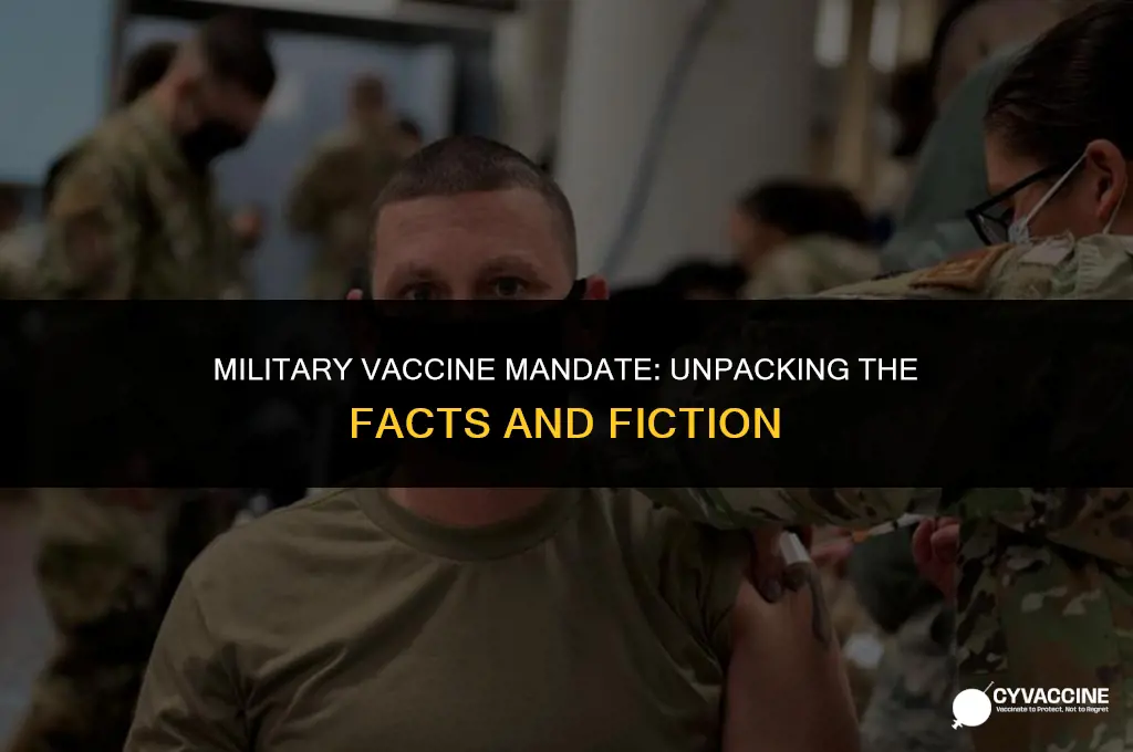 is the military forcing the vaccine