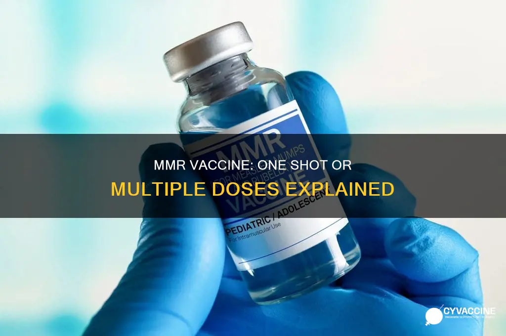 is the mmr vaccine one shot