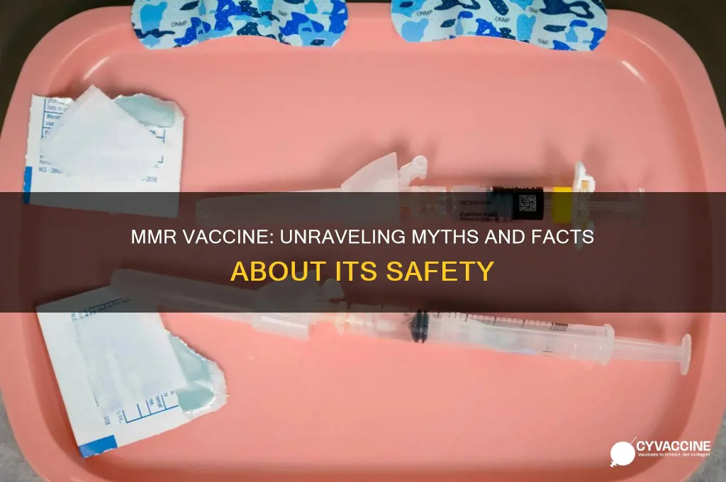 is the mmr vaccine the worst vaccine made