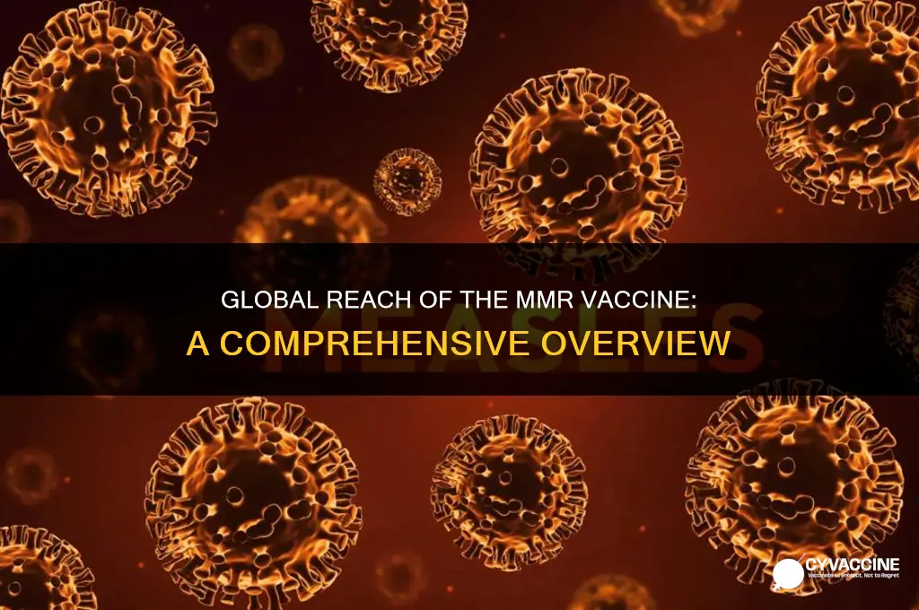 is the mmr vaccine world wide