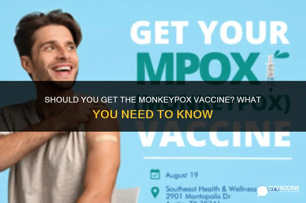 is the monkey pox vaccine mandatory