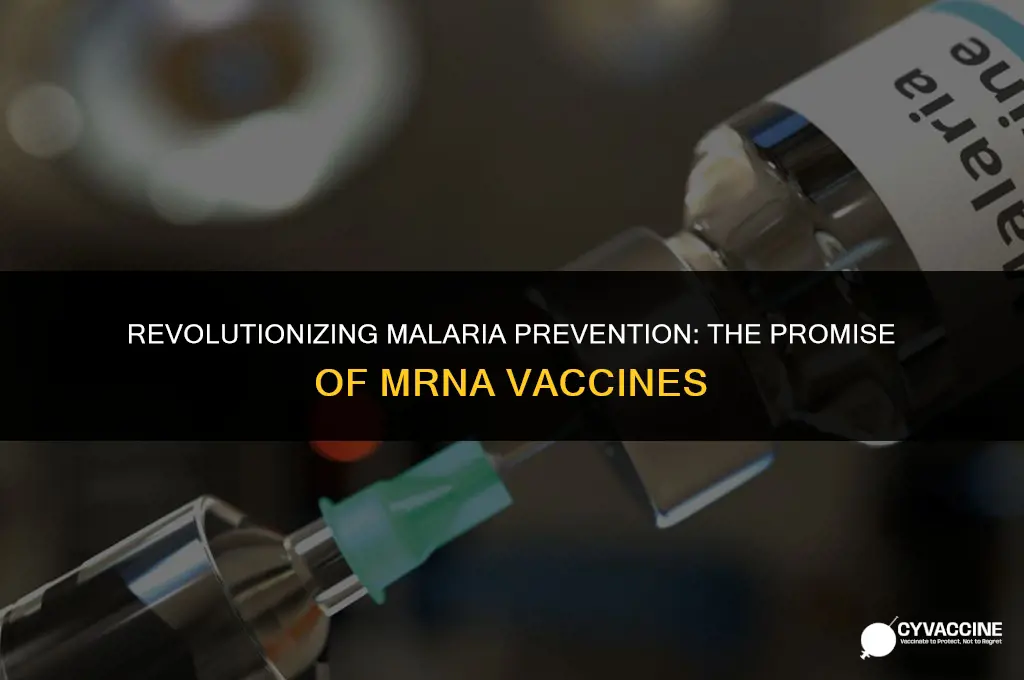 is the new malaria vaccine mrna
