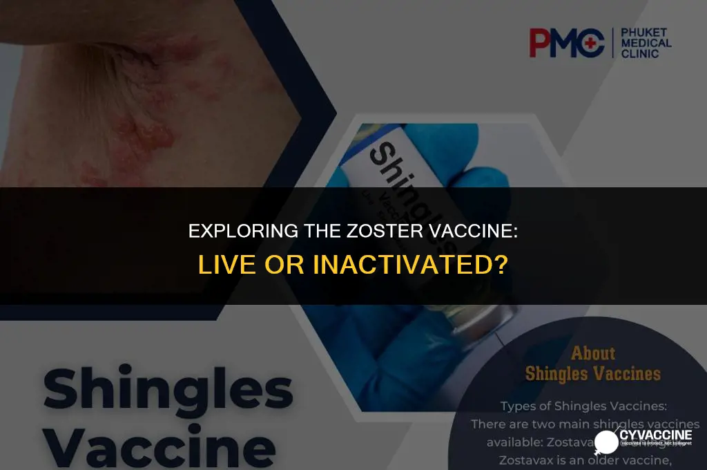 is the new zoster vaccine live
