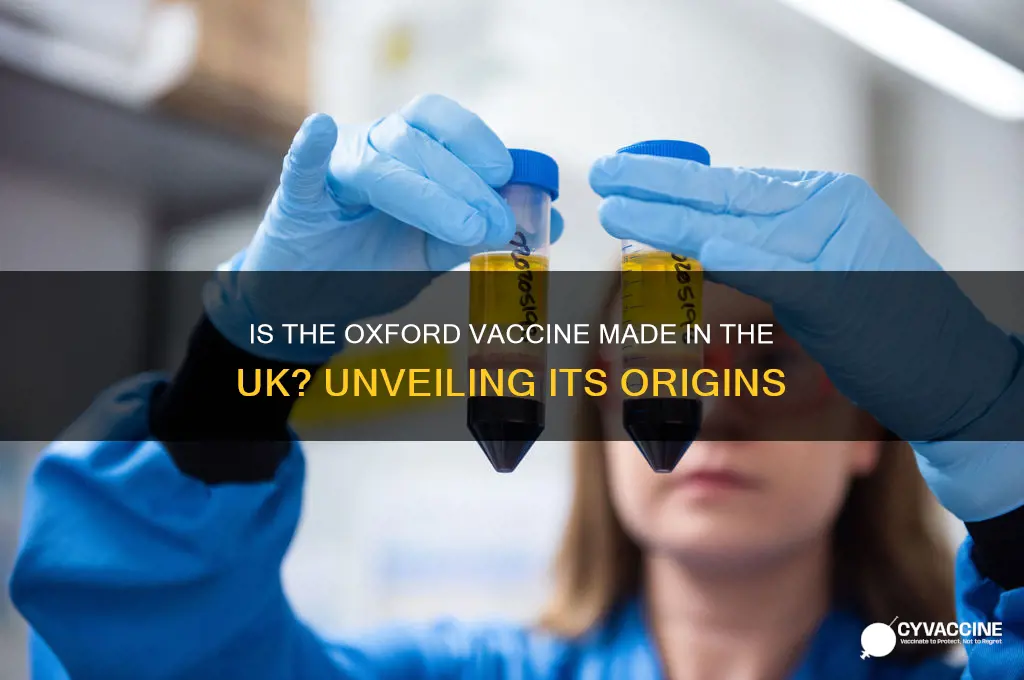 is the oxford vaccine made in the uk